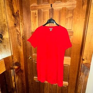Chelsea & Theodore Bright Red Short Sleeve Tee